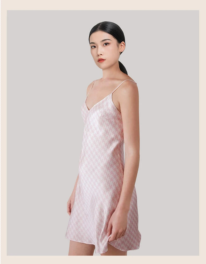 Soft Mulberry Silk Mini Night Gown