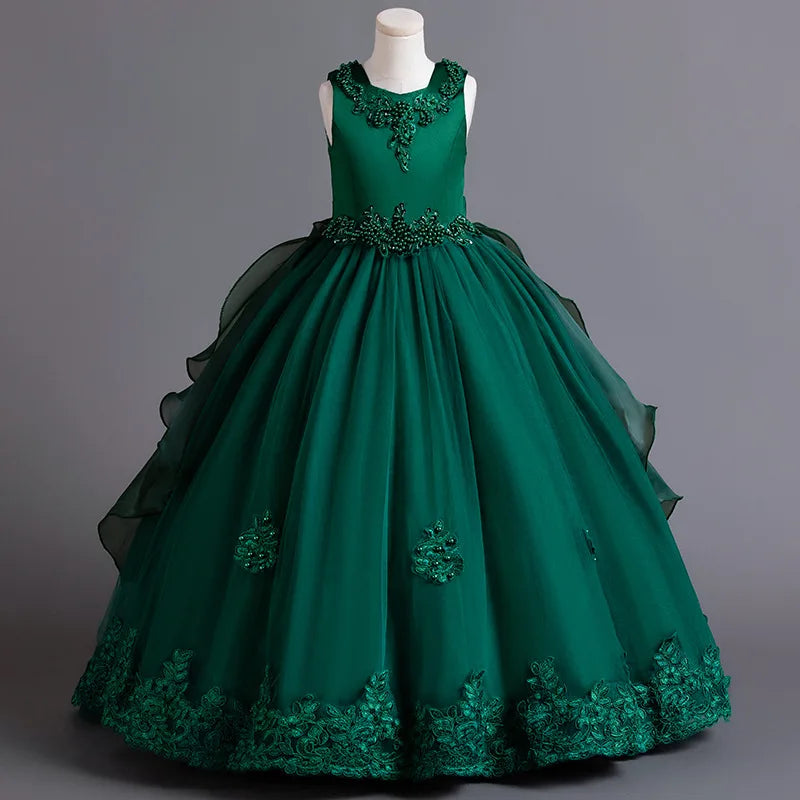 Superbe robe de soirée d'Halloween pour fille