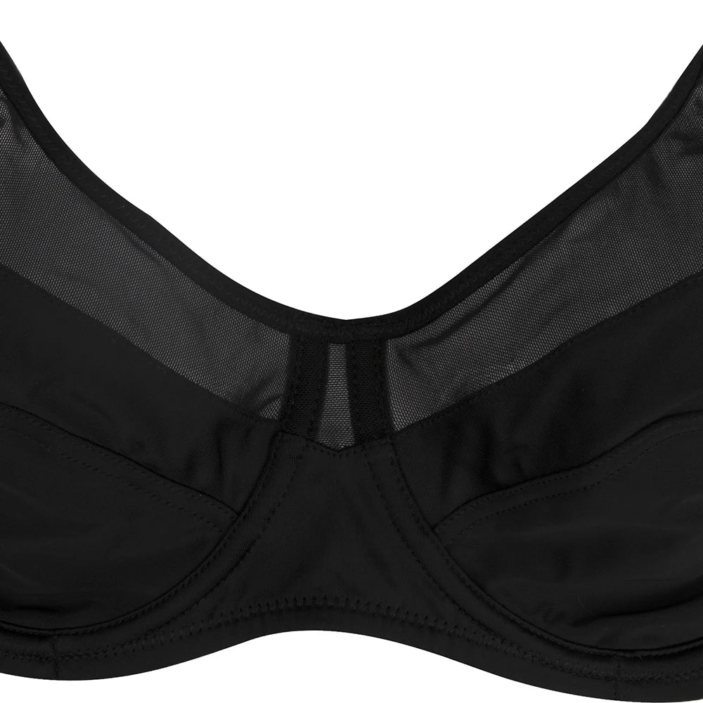 Elegant V-neck Full Coverage Bra