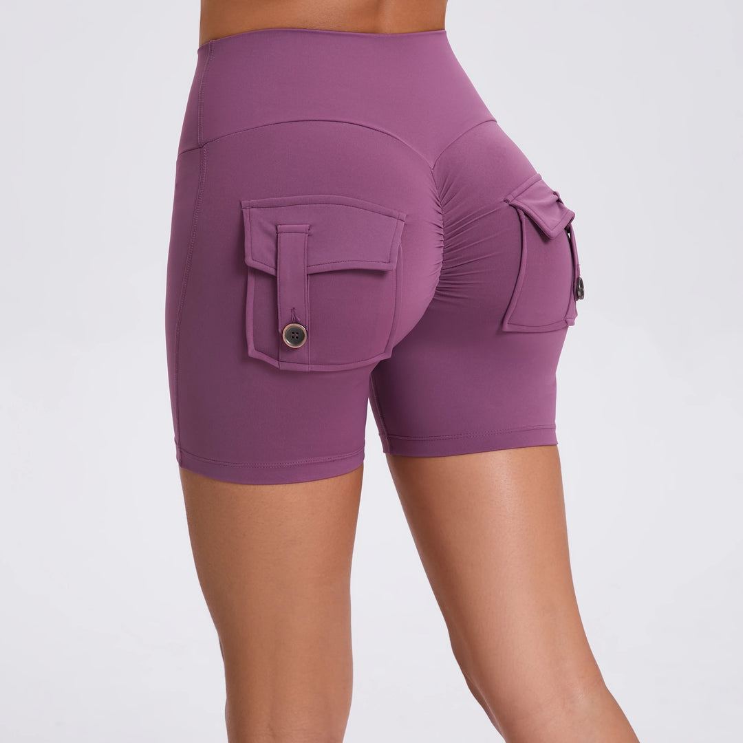 Classic Push-Up Pockets Yoga Shorts