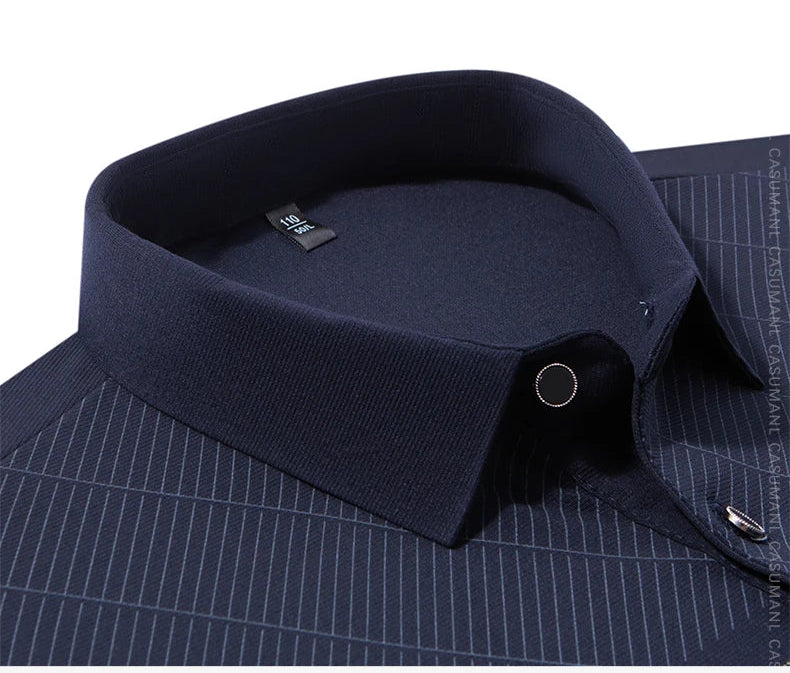 Luxury Long Sleeve Slim Polo Shirt