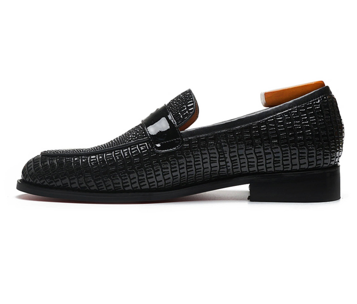 Trendy Black Designer Dress Shoes