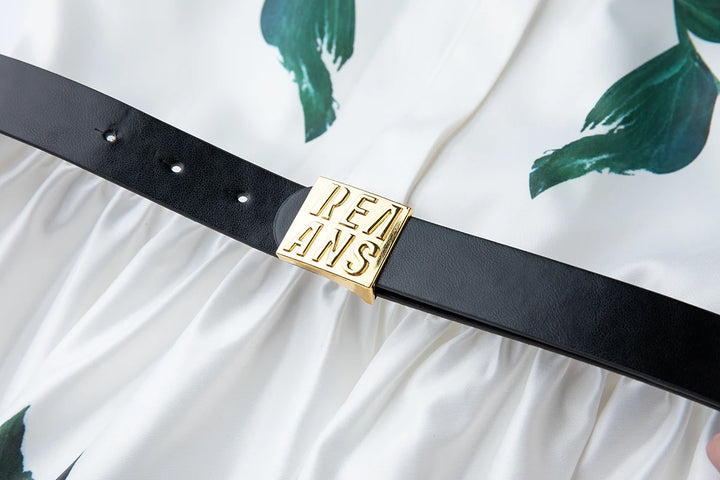 Modern Stand Collar Holiday Dress