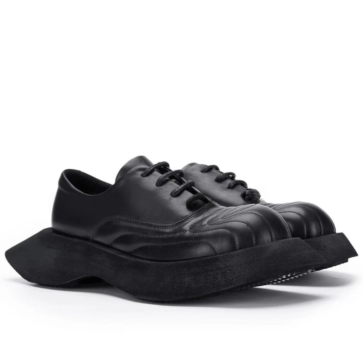 Irregular Sole Casual Derby Shoes