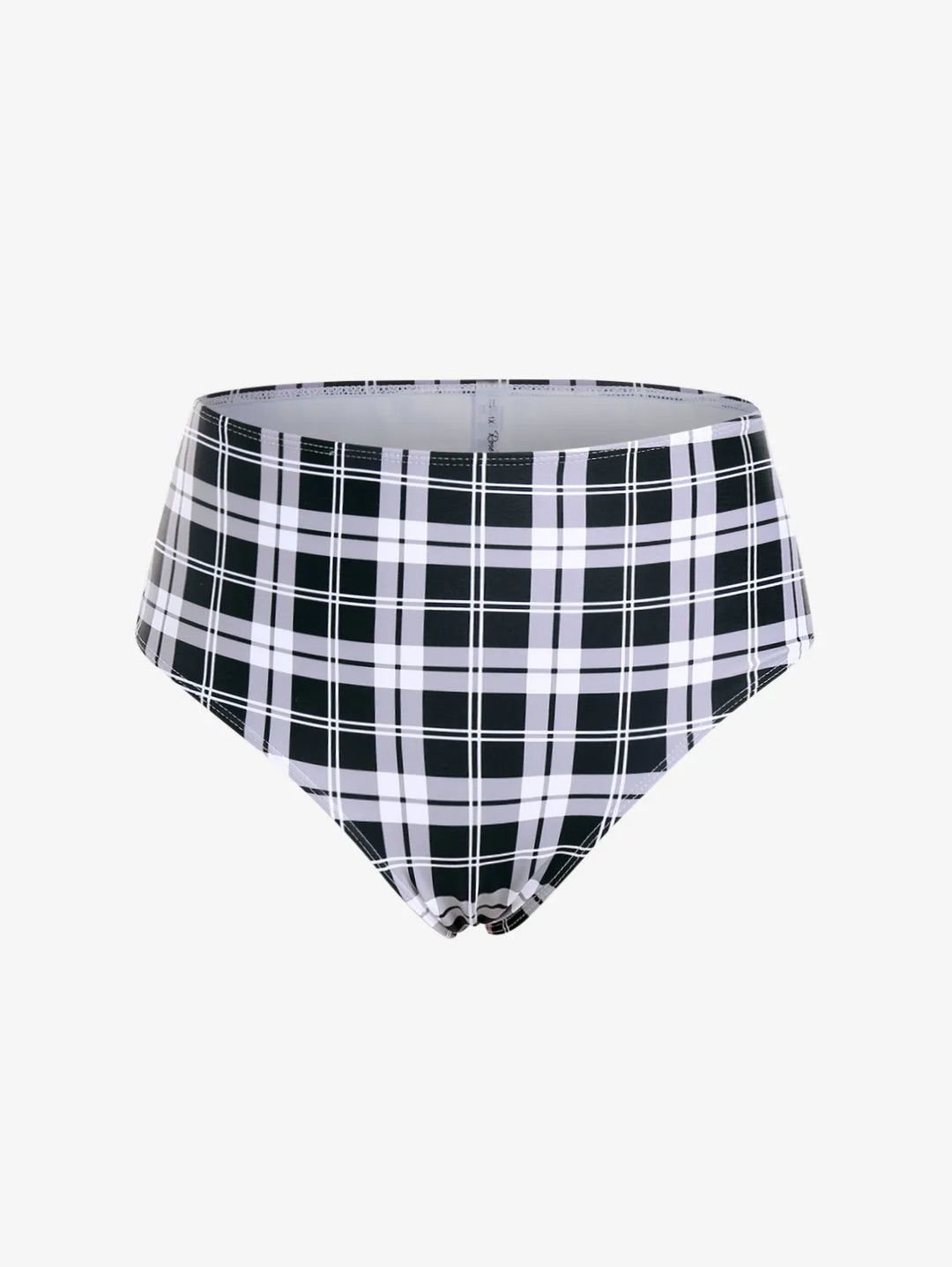 Refined Padded Plaid Three Piece Swimwear