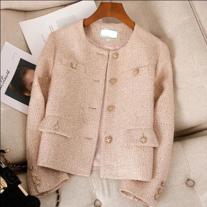 Fancy French Style Women's Tweed Coat
