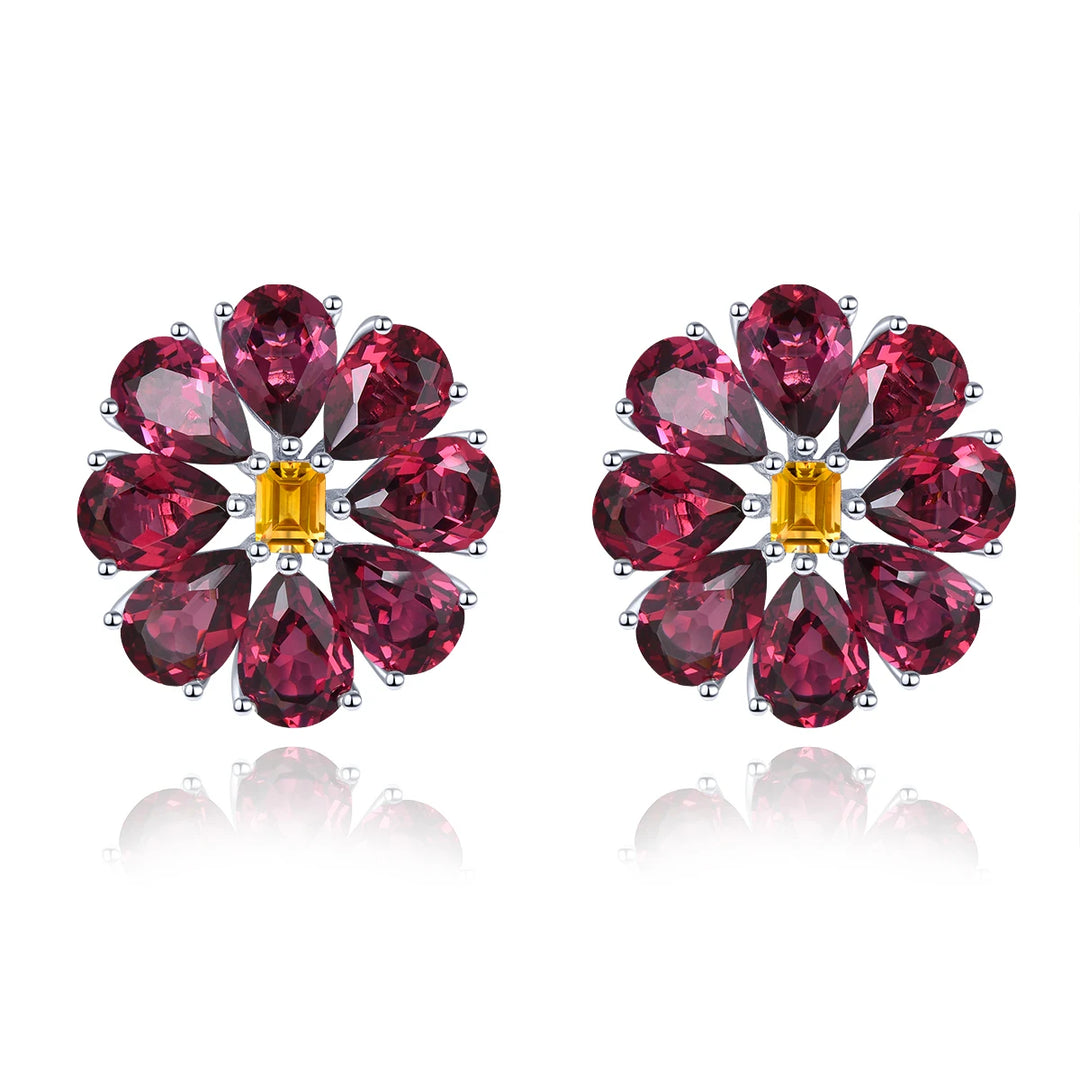 Light Luxury Natural Peridot Earrings