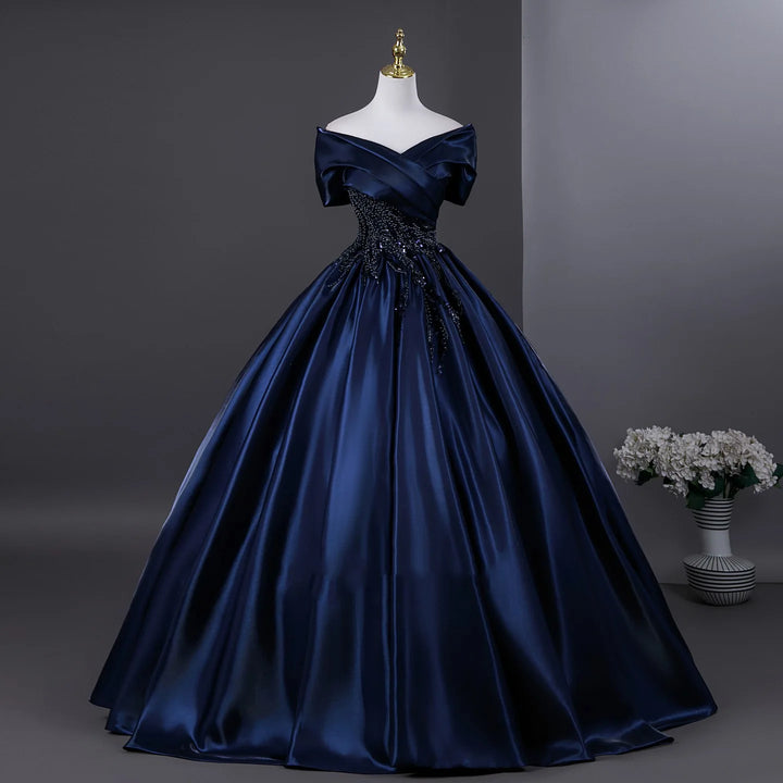 Enchanting Beaded Formal Party Gown