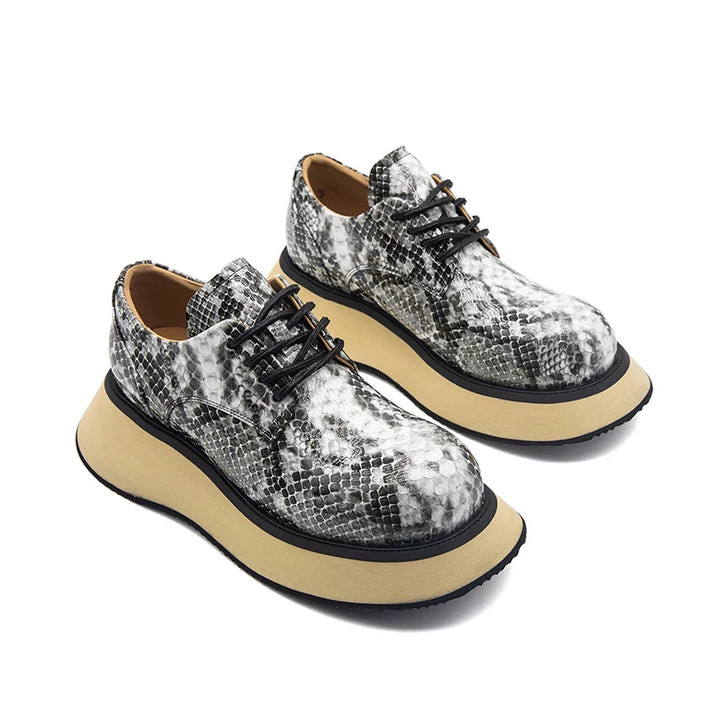 Classic Big Head Derby Shoes