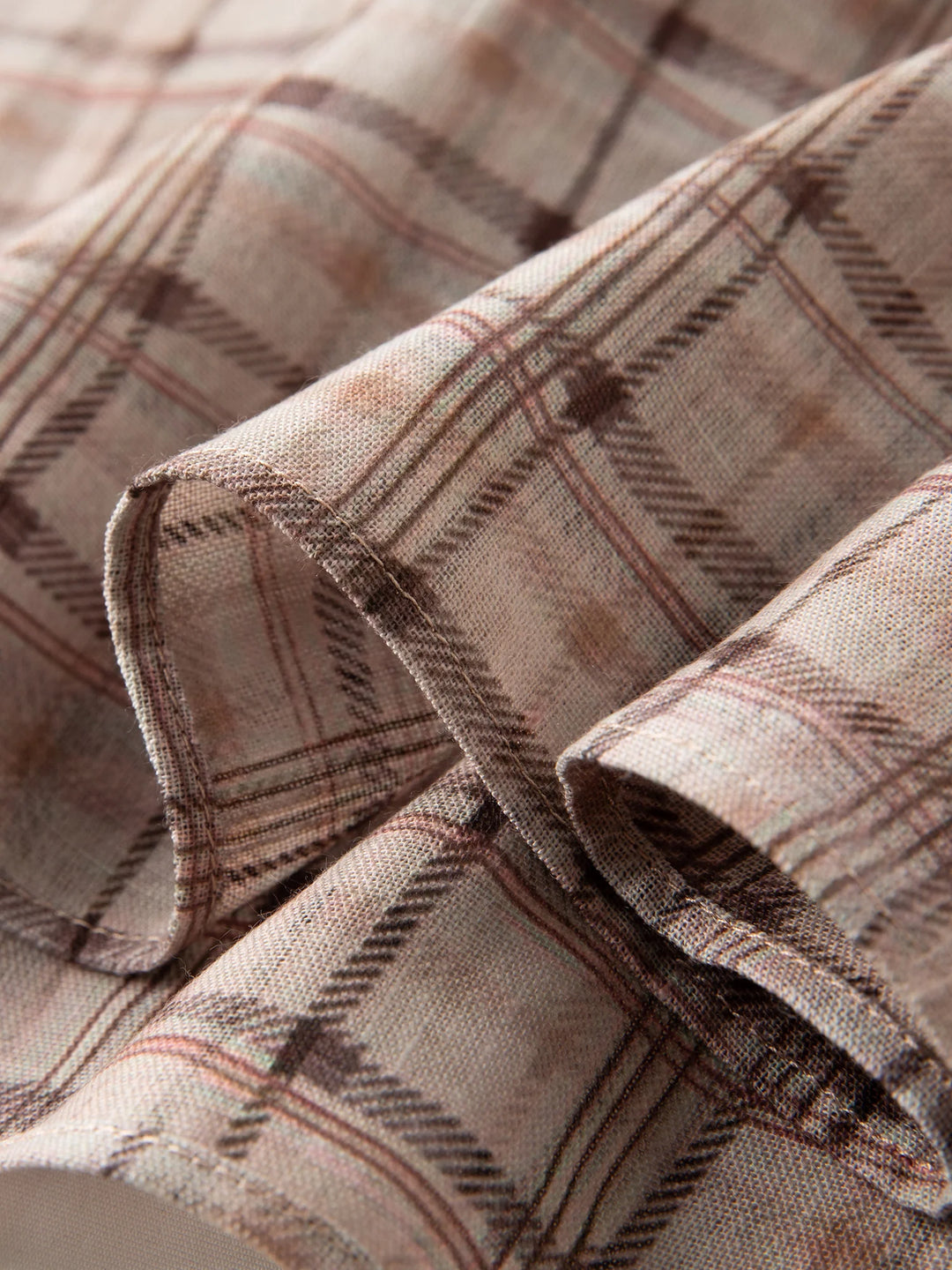 Premium Irregular Plaid A-Line Skirt