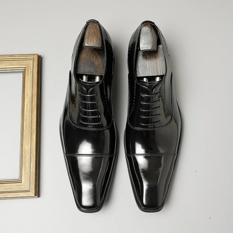 Luxury Patent Leather Formal Shoes