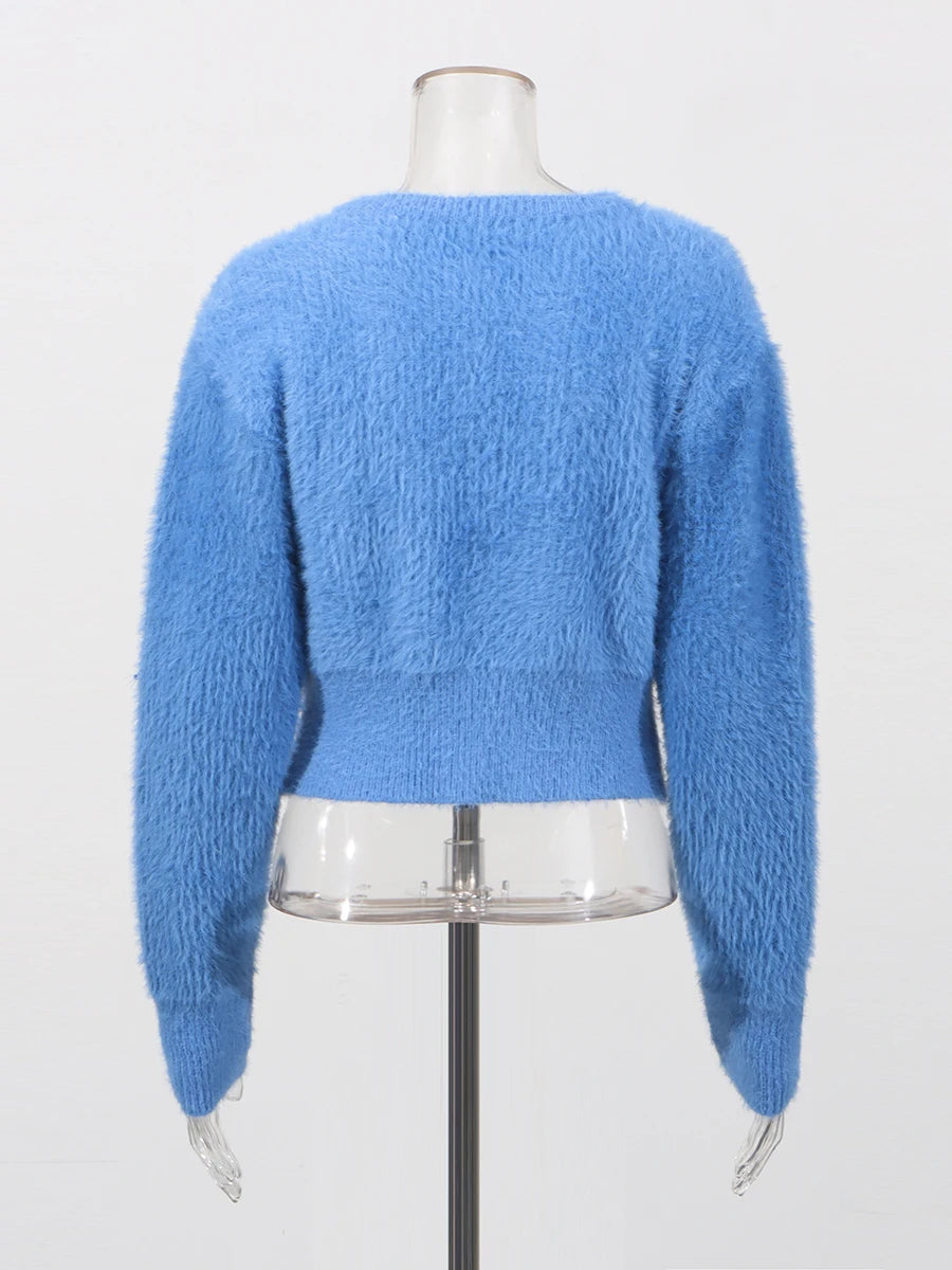 Contemporary Loose Knitted Women Sweater