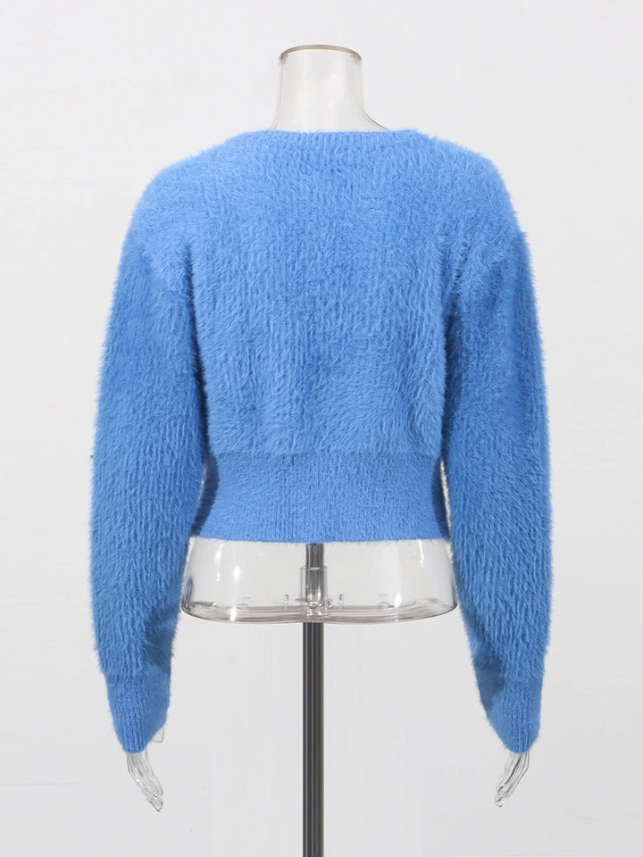 Contemporary Loose Knitted Women Sweater