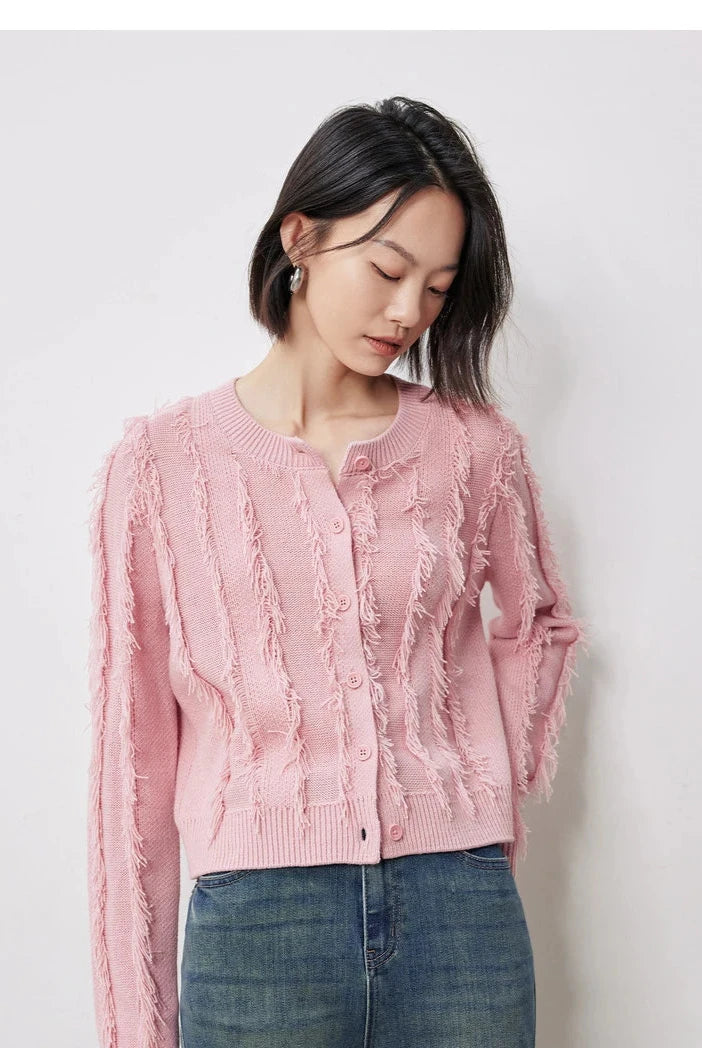 Single Breasted Button Cardigan