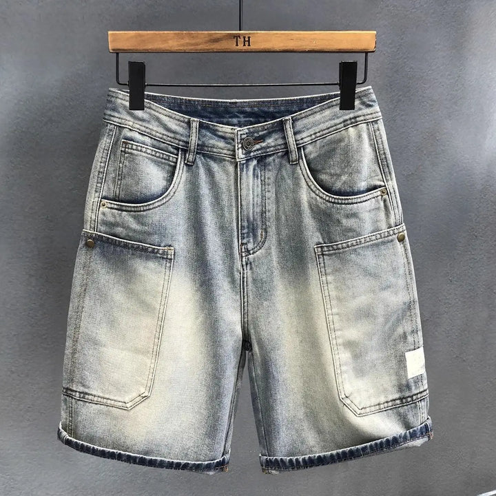 Modern Retro Tooling Denim Shorts