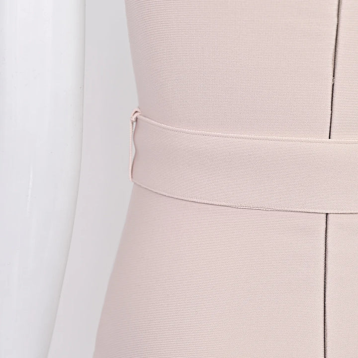Stylish Sashes Bustier Evening Dress