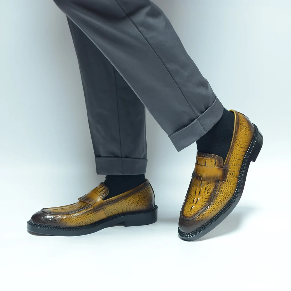 Modern Slip-On Leather Loafers