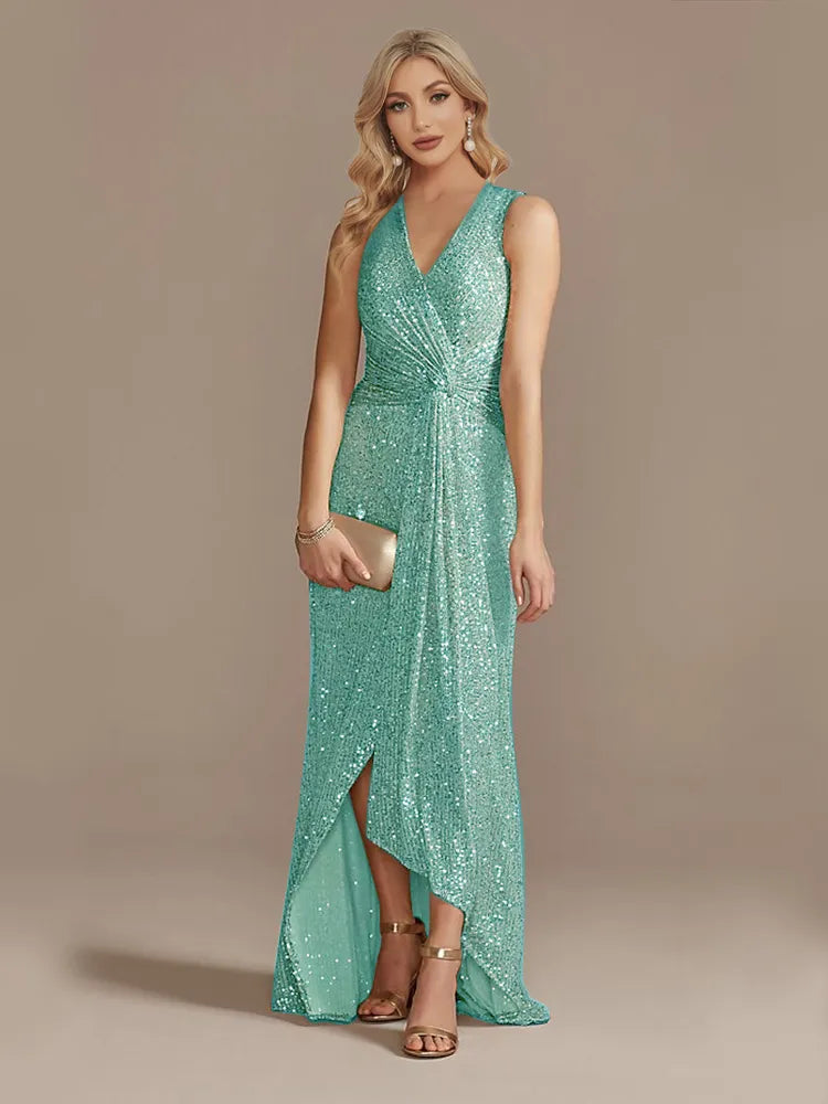 Bright Night Sequins Women's Prom Cocktail Dress