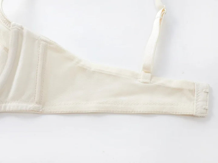 Elegant French Thin Cup Bra Set