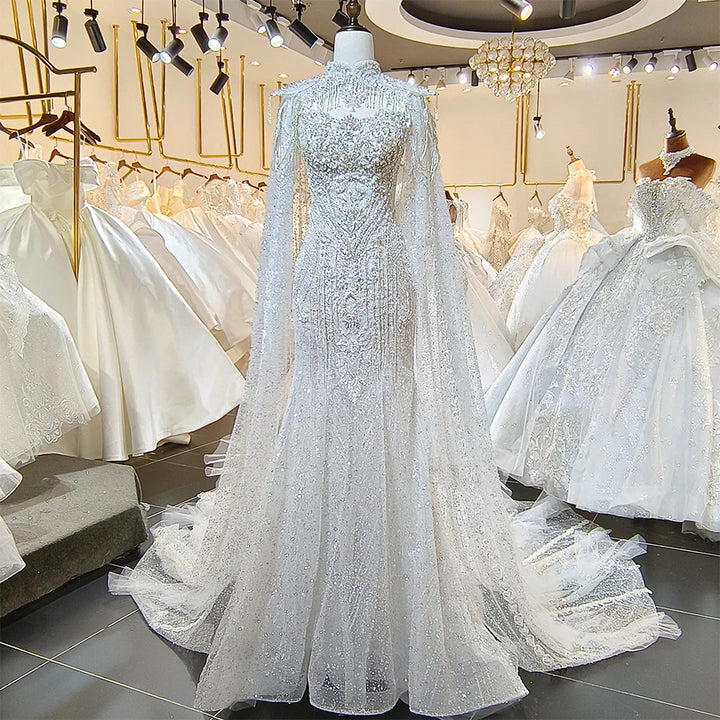 Breathtaking Back Button Bridal Gown