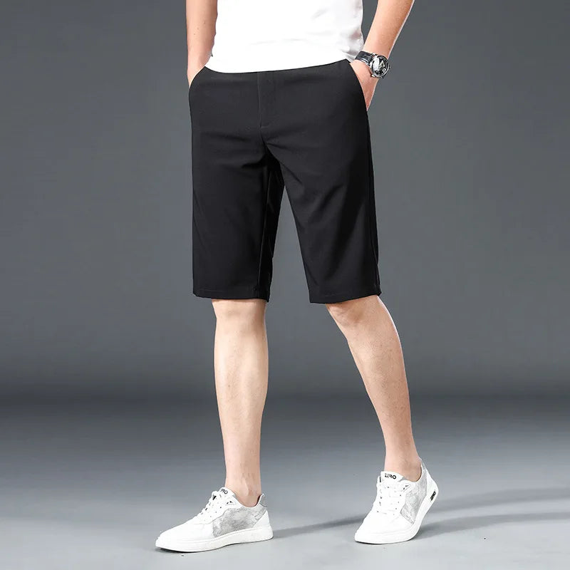 Straight Knee Length Casual Pants