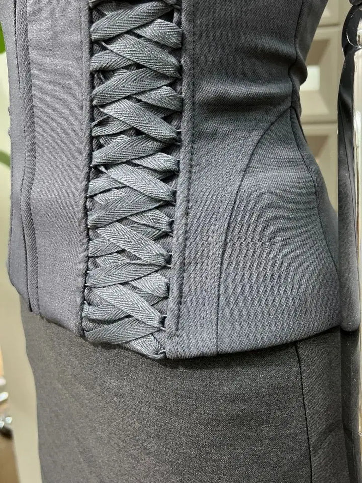 Stylish Backless Night Club Outfit