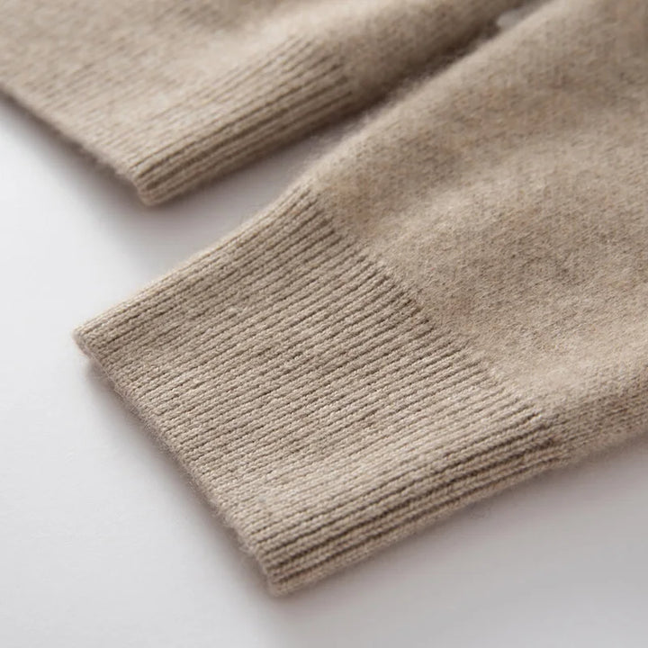 Charming Thick Cashmere Base Cardigan
