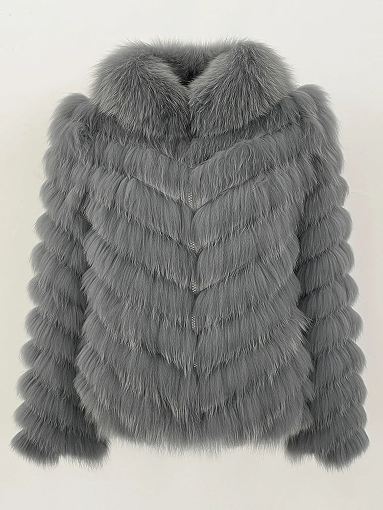 Luxury Real Fur Streetwear Coat