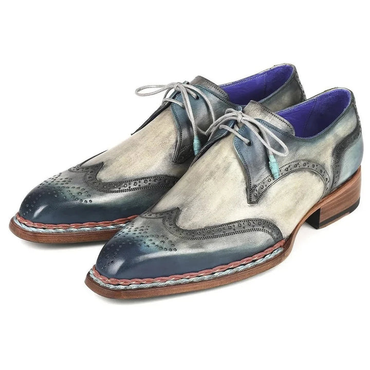 Welted Wingtip Oxford Shoes