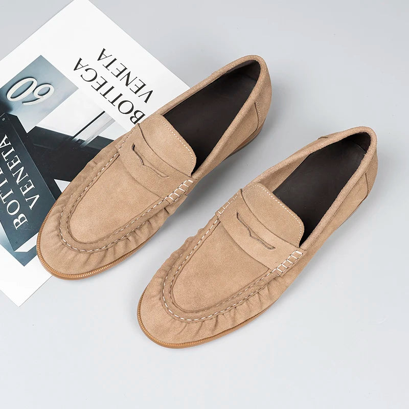 Premium Flat Heel Penny Loafers