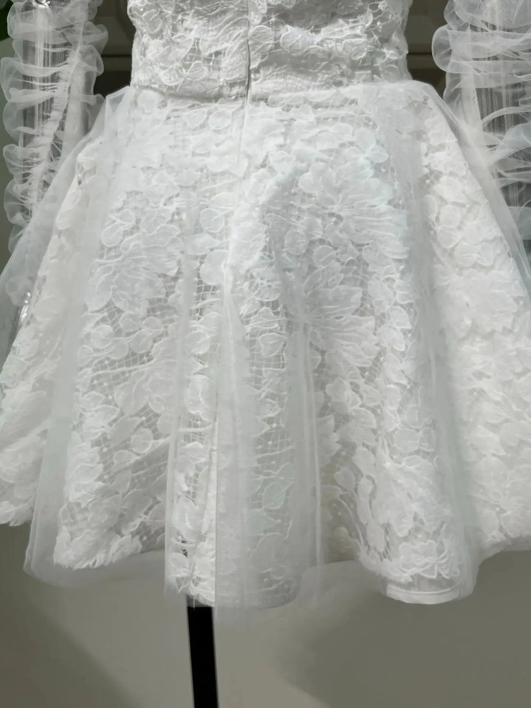Elegant Waist Define Mini Party Dress
