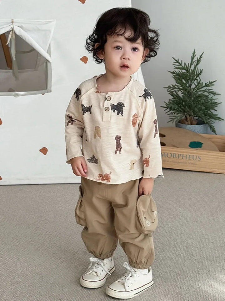 Sweet Toddler Girls Bottoming Shirt