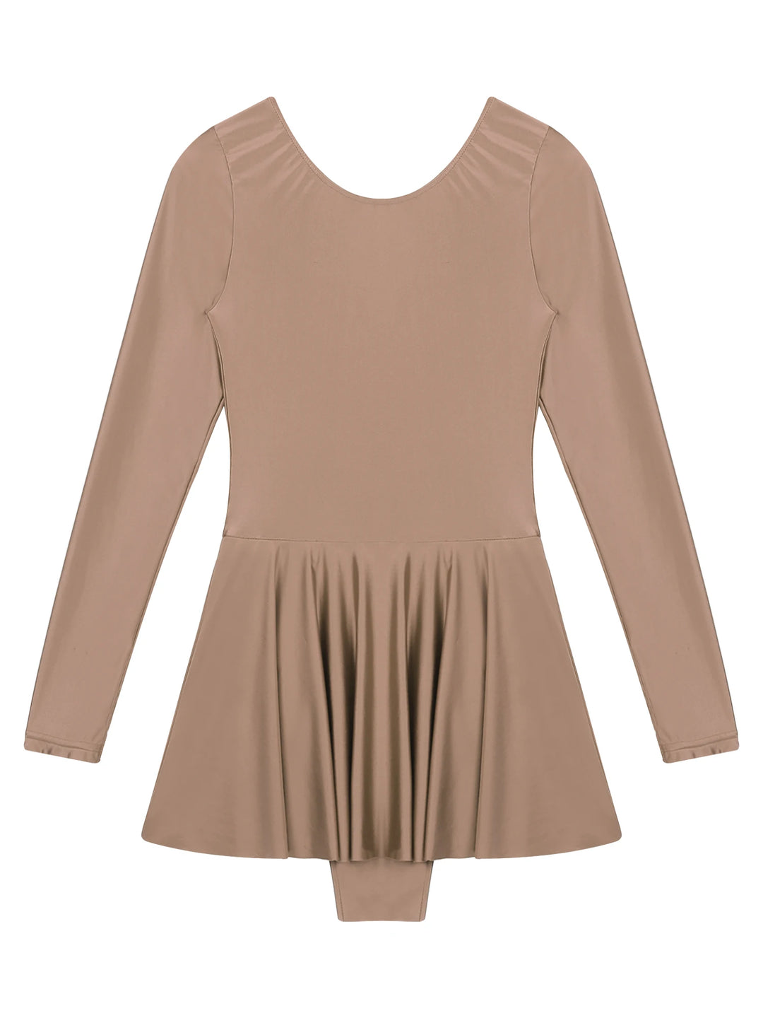 Sleek Shiny Leotard Dress