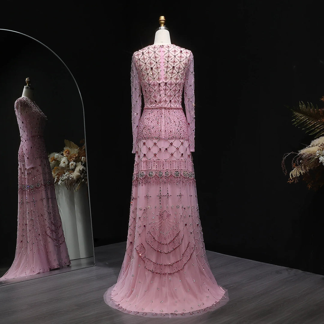 Fascinating Arabic Women's Party Dress