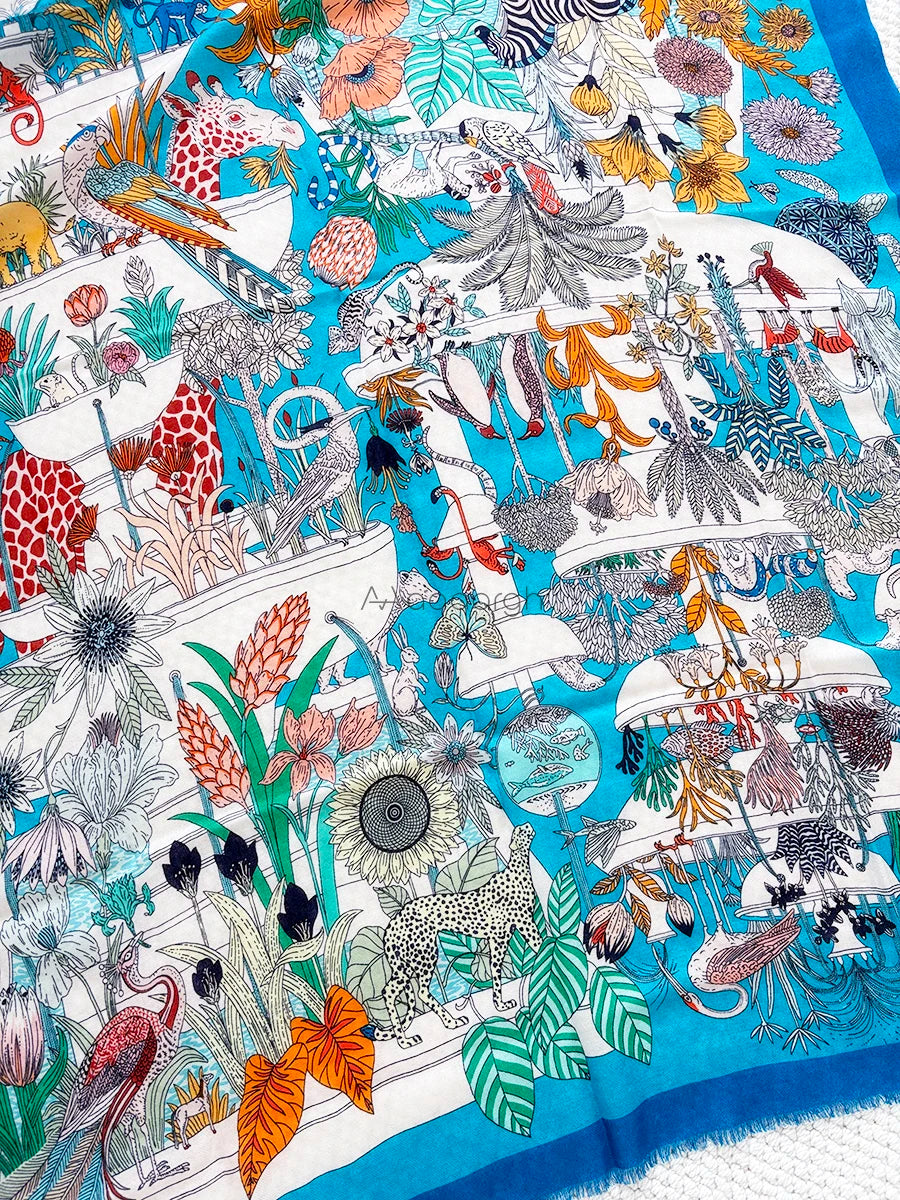 Stunning Knitted Cashmere Shawl