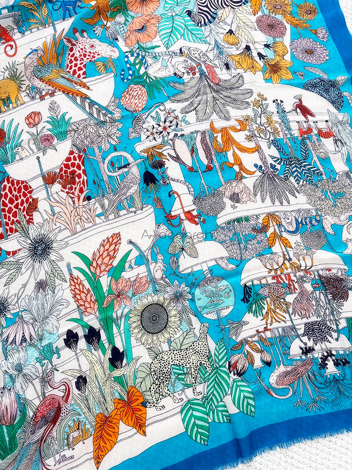 Stunning Knitted Cashmere Shawl