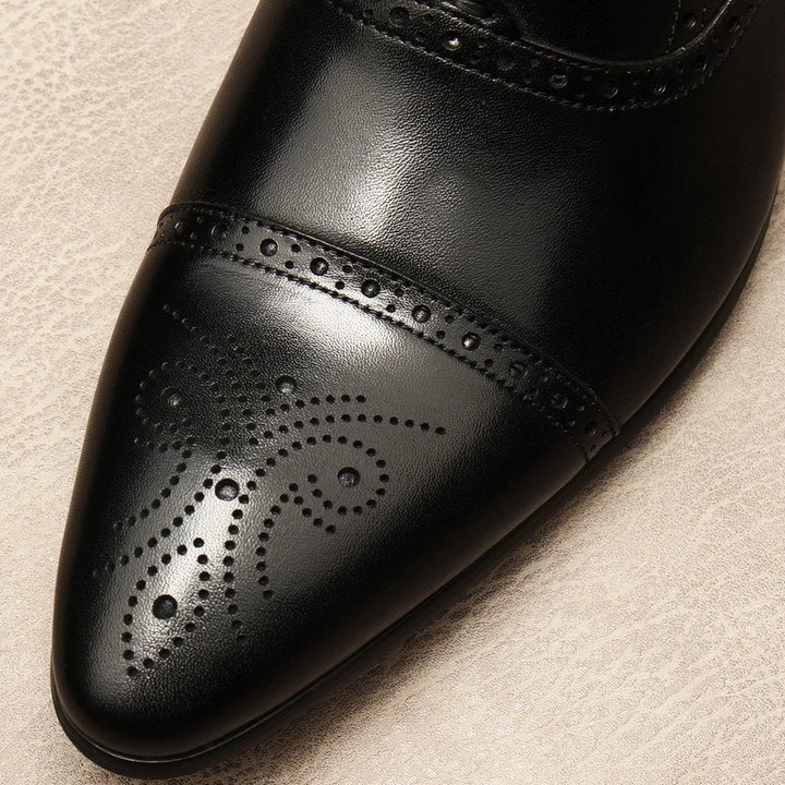 Stylish Real Carved Oxford Shoes