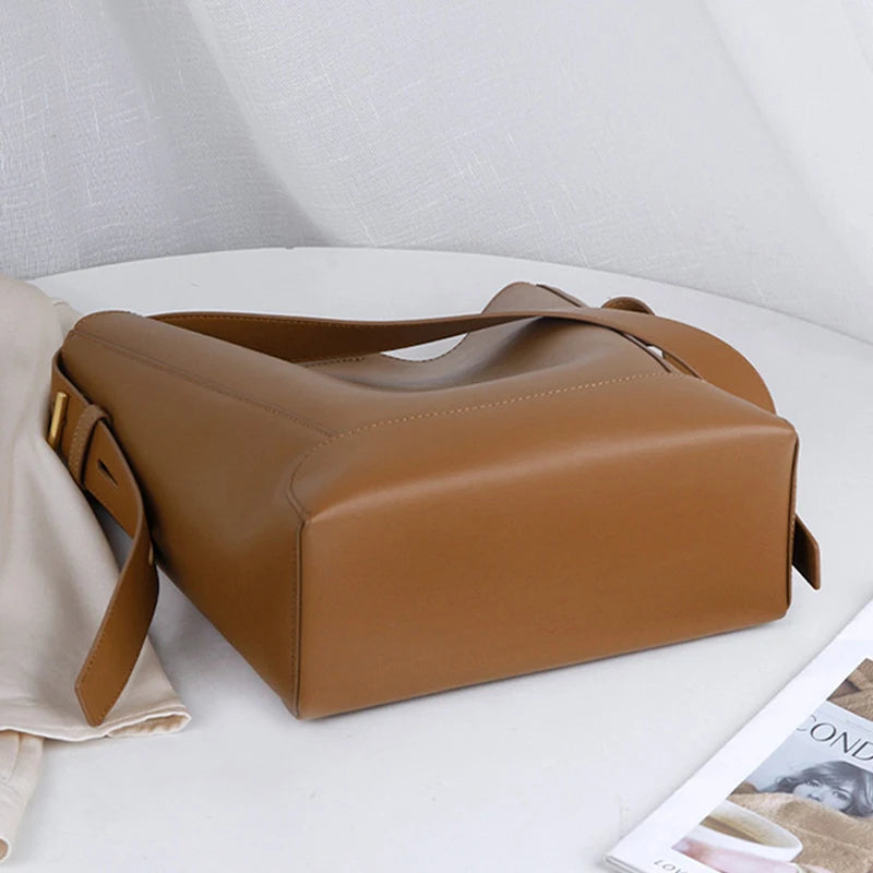 Deeply Devoted Genuine Leather Handbag