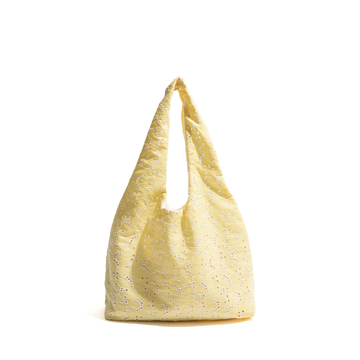 Elegant Lace Embroidery Hobo Bag