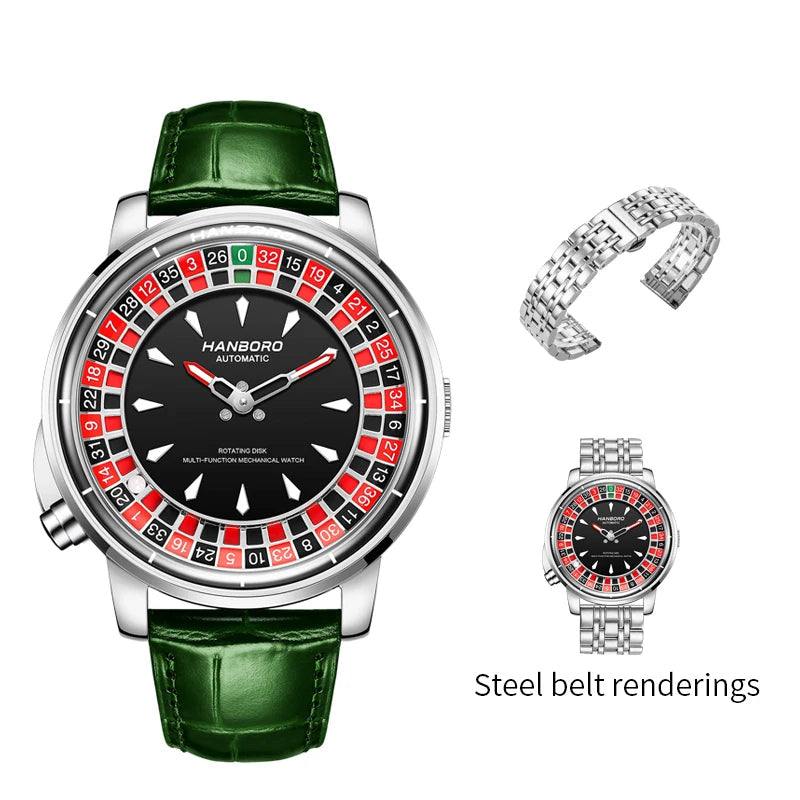 Classic Roulette Wheel Fully Automatic Watch