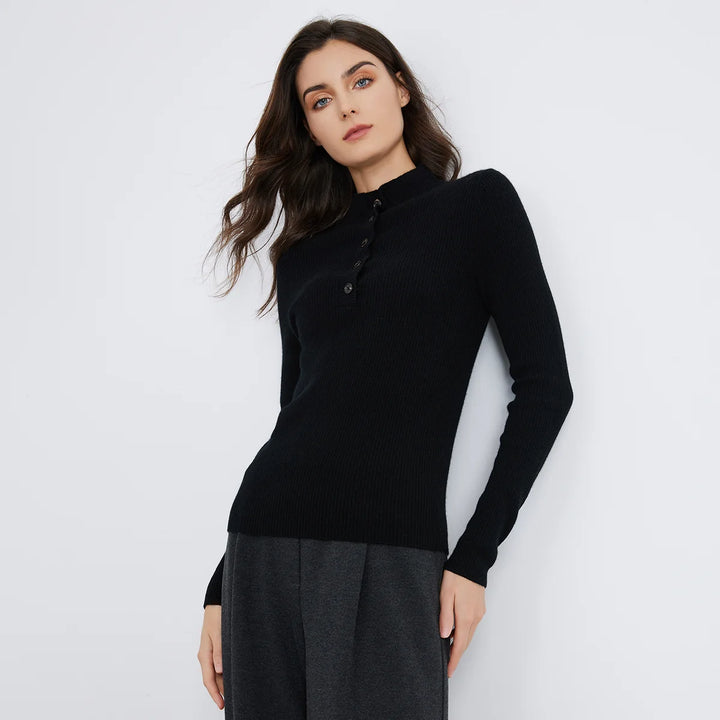 Smart Cashmere Half Turtleneck Jumper