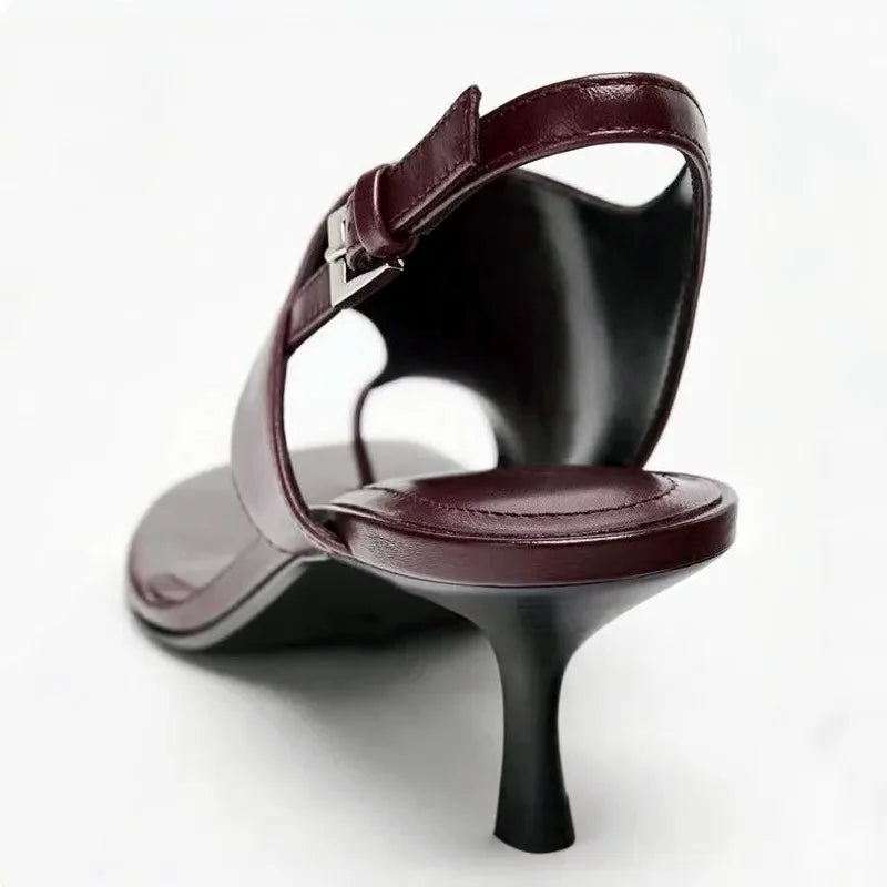 Fashionable Clip Toe Slingback Sandals