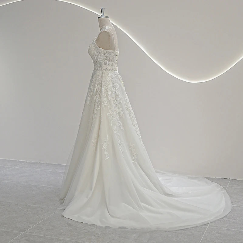 Experience The Crystal Elegance Wedding Dress