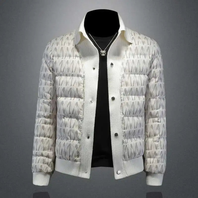 Fashionable Long Sleeve Down Fill Jacket
