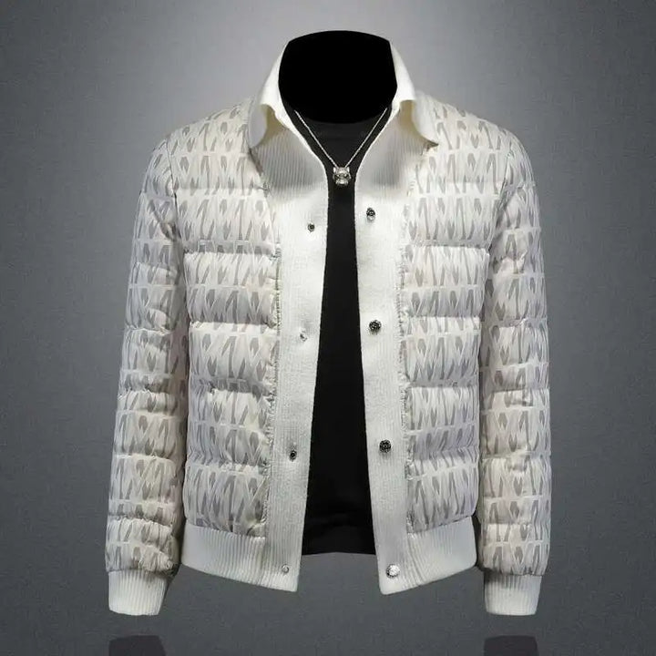 Fashionable Long Sleeve Down Fill Jacket
