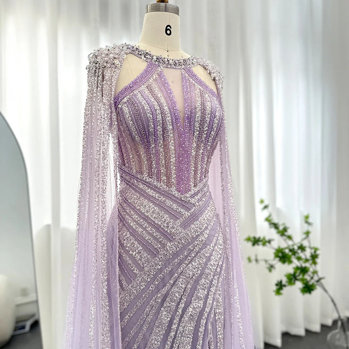 Luxury Sequins Trumpet Evening Gown