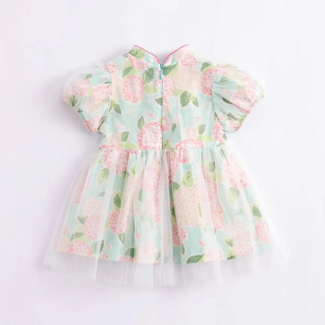 Printed Cotton Girl's Dress