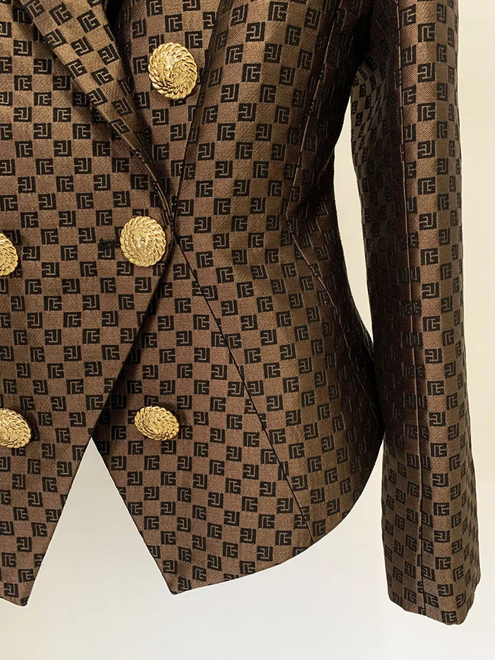 Slim Fitted Double-Breasted Blazer