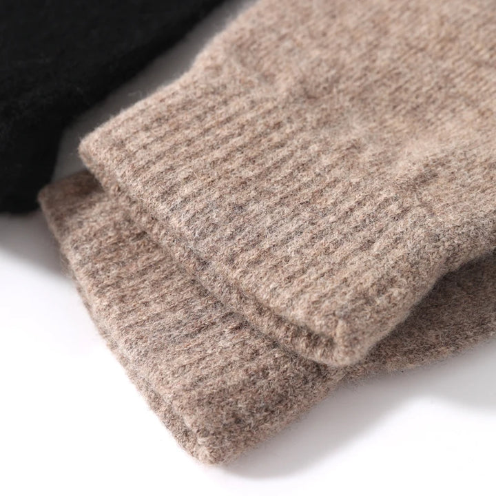 Comfortable Real Wool Knitted Gloves