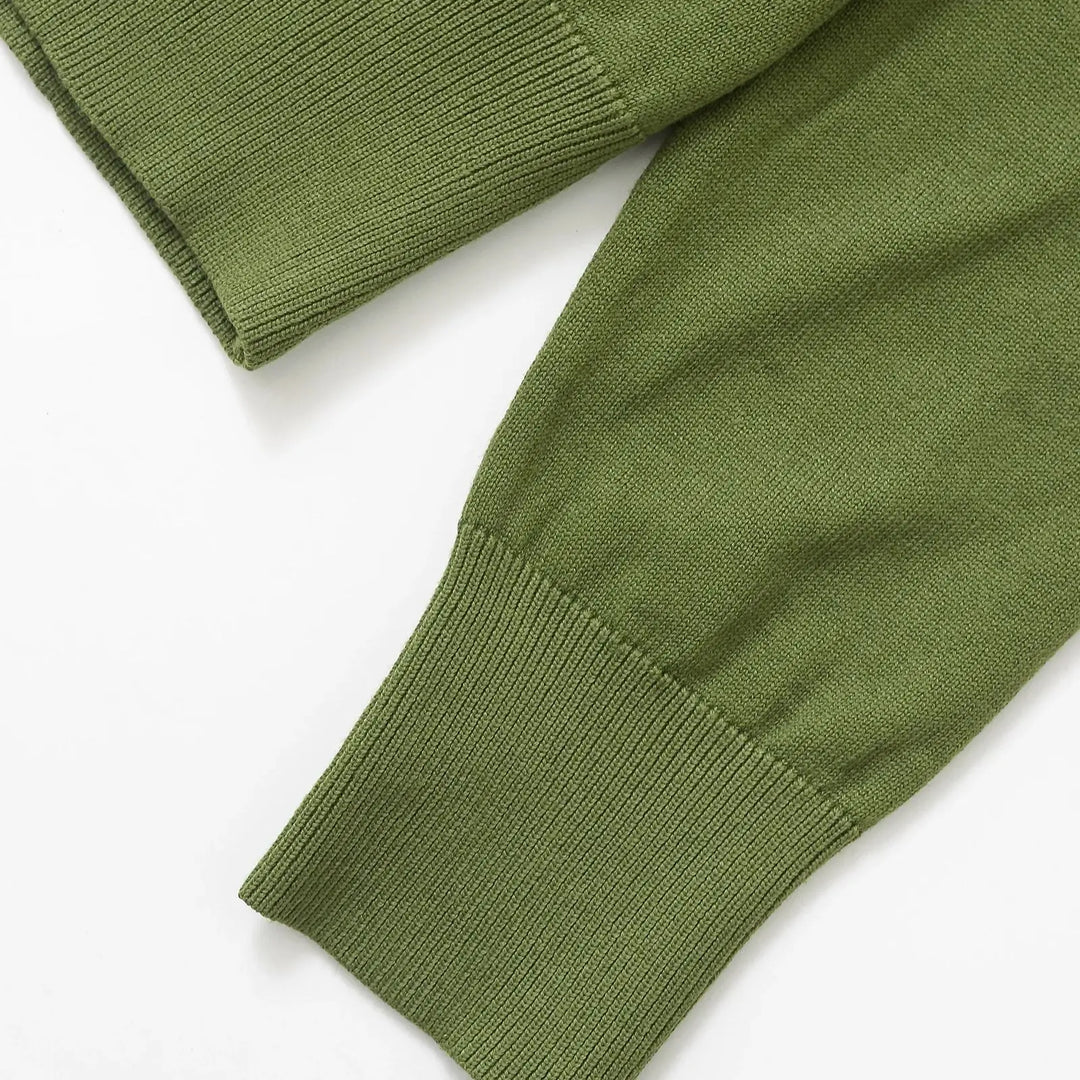 Sleek Slim Fit Polo Sweater